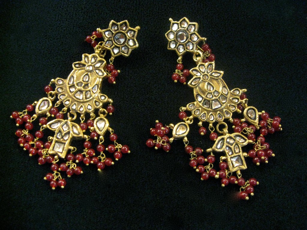 Turkish gold earrings
