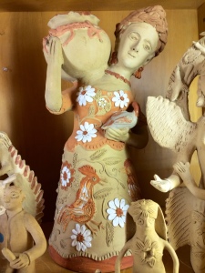 Large ceramic figure from Mexico