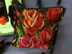 tapestry bag with roses from Guatemala