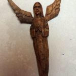 Mexican wooden angel