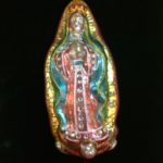 Virgen of Guadalupe glass ornament