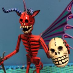 Devil with Skull
