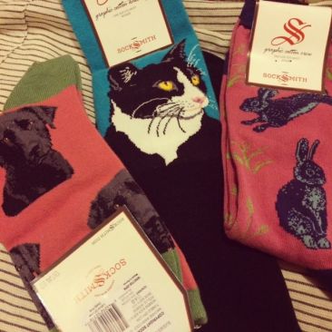 Sock designs by SOCKSMITH, $7.50-$10/pair