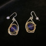 Crystal earrings, $70