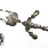 Mexico, Mexican jewelry, silver, necklace, cross, antique, antique jewelry, antique mexican necklace, $425