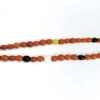 naga, nagaland, nagaland beads, orange, white, black, colorful, glass, glass beads, necklace, jewelry, $125