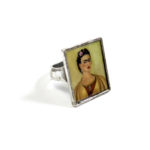 Frida Kahlo portrait ring, $29
