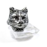 Pewter cat ring by MARTHA ROTTEN, $75. Photo by Jessica Laudicina.