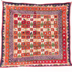 Textile from Gujarat, India, $180. 31.5" x 31.5" Photo by Jessica Laudicina.