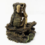 Owl skeleton ceramic sculpture by Jose Juan Garcia Aguilar, $82. Photo by Jessica Laudicina.