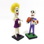 Day of the Dead Valentines figurines, $19 each.