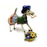 Day of the Dead dog figurine, $34. Photo by Jessica Laudicina.