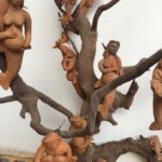 Tree of pregnant mermaids in Oaxaca