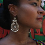 Sterling filigree and pearl earrings from Oaxaca, Mexico, $282. Photo by Duncan Brittin.