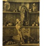 Damini Celebre, "Altar," Photograph on gold paper, $100.